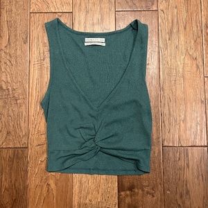 Urban Outfitters- green crop top